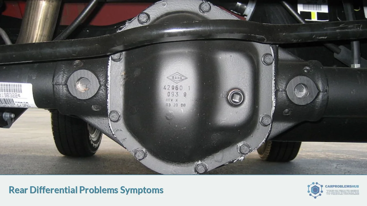 Rear Differential Problems Symptoms